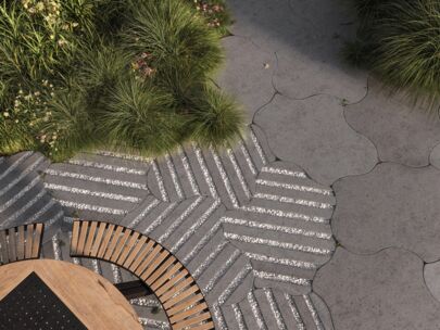 Kantoor_Detail-stone-anthracite Deer Beton -Waterpasserend