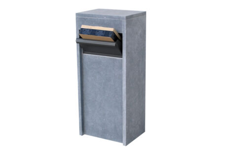 alicante parcel Brievenbus "Alicante parcel " hardsteen blauw (H50)
