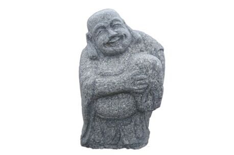 Hotei Hotoke 'met meelzak' Hotei Hotoke 'met meelzak' 45cm grijs (G83)