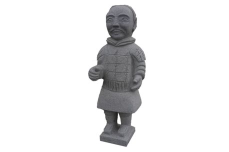 Chinese krijger rechtopstaand 65cm pikriet 1 Chinese krijger rechtopstaand 65cm pikriet (2 modellen)
