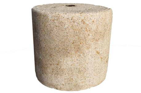 Molensteen basis oud geel graniet 60x55cm Molensteen basis oud geel graniet ø 60x55cm