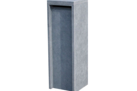 Alicante Modern Brievenbus "Alicante Modern" hardsteen blauw (H50)