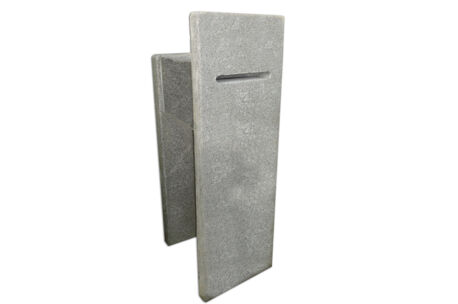 brievenbus met gleuf in paal 140x34 dgrijs (G54) Brievenbus met gleuf in paal 140x34 dgrijs (G54)