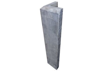 hoek gevelplint H51 Gevelplint binnen/buiten hoek 13/13x3x50 (H51) geschuurd,