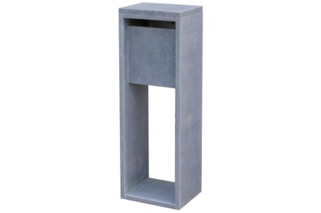 Madrid Modern Brievenbus "Madrid Modern" hardsteen blauw (H50)