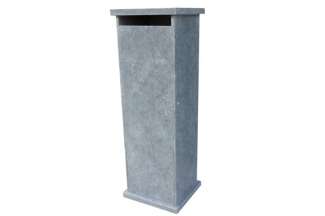 Lhotse Brievenbus "Lhotse" hardsteen blauw (H50)