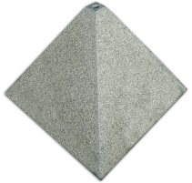 Piramide 80x80x60 donkergrijs (G54)