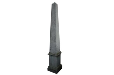 Obelisk 50x50x254 dblauwe hardsteen (H53) geschuurd