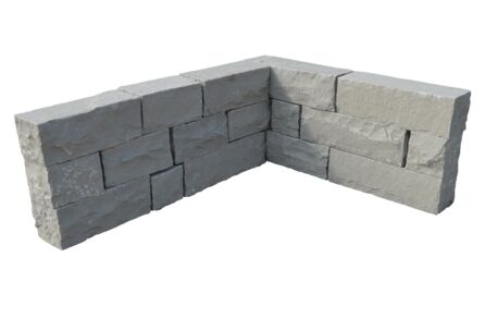 Kandla grey 35x14x10 cm stapelblokken 28.5 st / m²