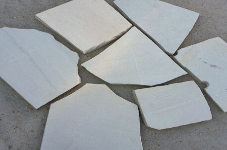 Kandla multicolor flagstone gezandstraald ( 8-12 st / m² ) +/60 kg/m²