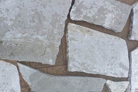 Tandur grey flagstone  ( 75 kg/m² als vloer )4-7 st/m² ; 2-4 cm dik