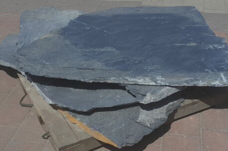 Leisteen flagstone XL  zwart 80-150 cm  160kg/m²