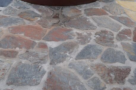 Leisteen flagstone bordeau - zwart +/- 120kg / m²